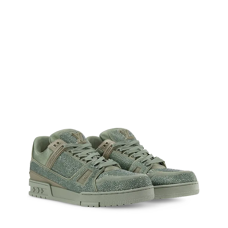 Zapatilla deportiva LV Trainer Con perlas