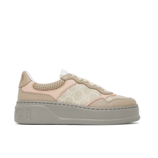 Zapatillas Gucci Screener Platform Beige/Rosa – Sneakers de Lujo para Mujer / Hombre