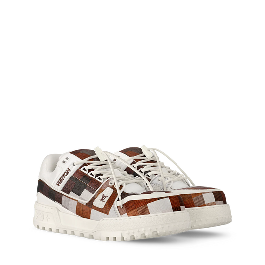 Louis Vuitton LV Trainer Maxi Marron Damoflage – Edición Exclusiva, Envío Internacional