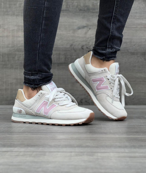 NEW BALANCE 574 GRIS - ROSA