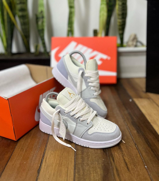 NIKE JORDAN PARIS LOW GRIS - BLANCO