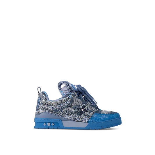 Louis Vuitton Skate Trainer Azul Swarovski Monogram