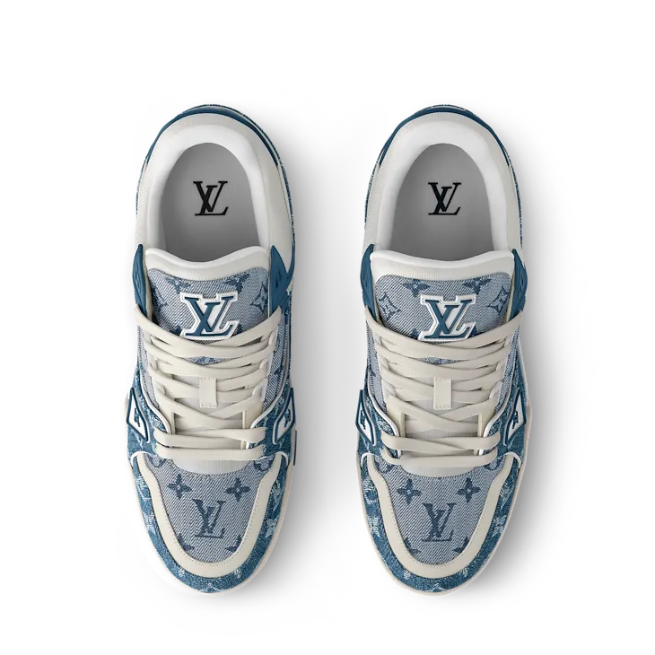 Louis Vuitton LV Trainer Sneaker Denim Blue – UA , Envío Internacional
