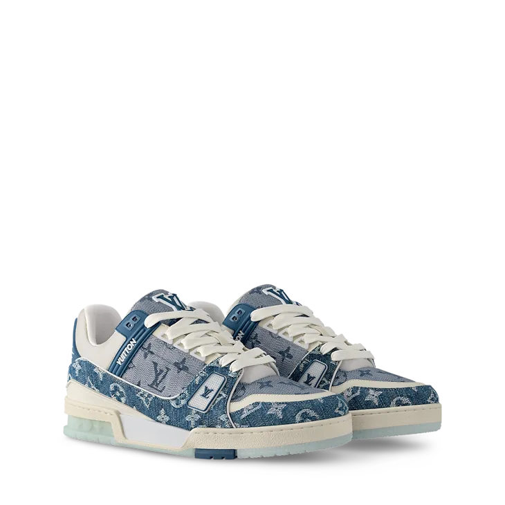 Louis Vuitton LV Trainer Sneaker Denim Blue – UA , Envío Internacional