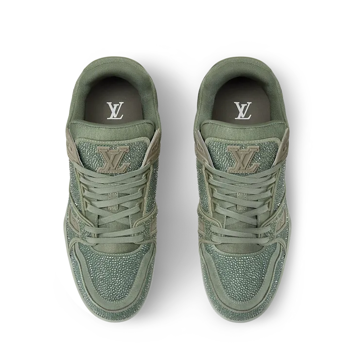 Zapatilla deportiva LV Trainer Con perlas