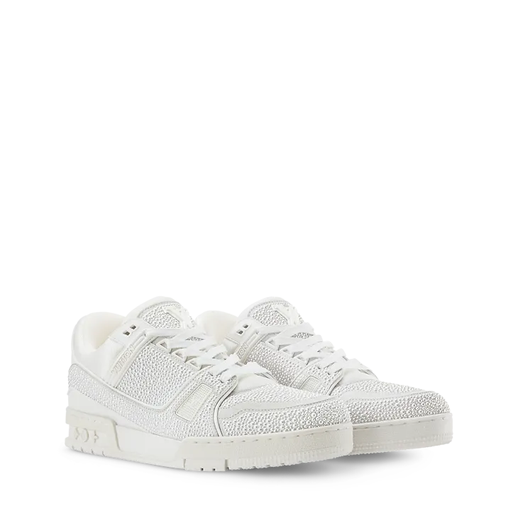Zapatilla deportiva LV Trainer Con perlas