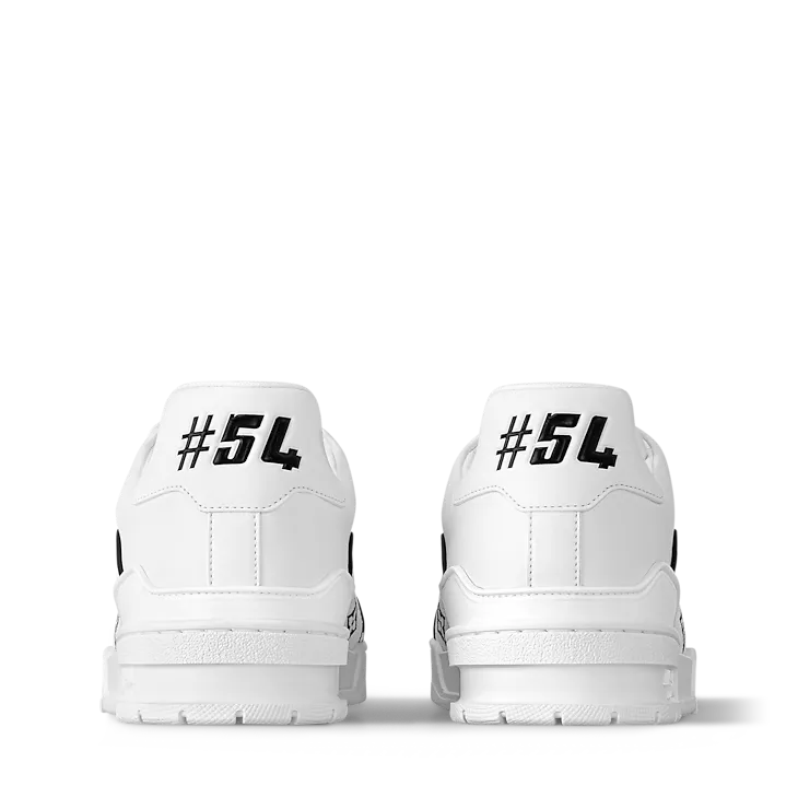 Sneaker lv Trainer Negra y Blanca Monogramas